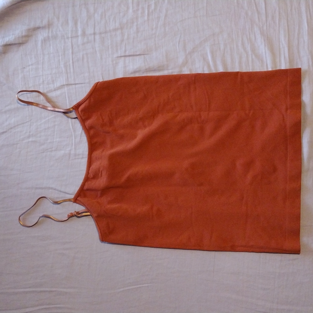 S/M burnt sienna tank top